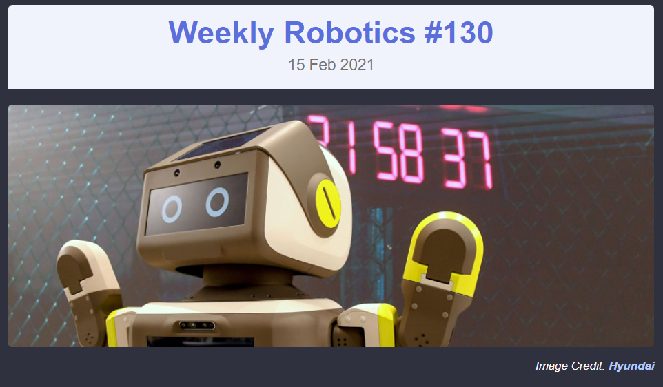 nanosaur on weekly robotics